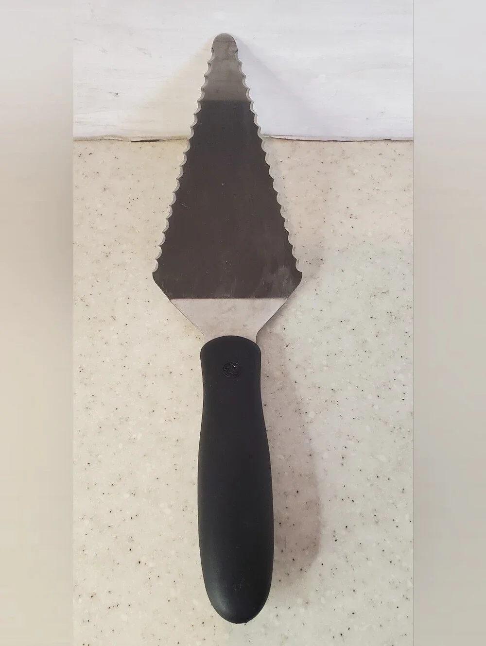 Pampered Chef Serrated Pie Server Stainless Steel Cake Pizza Pie Slice Spatula